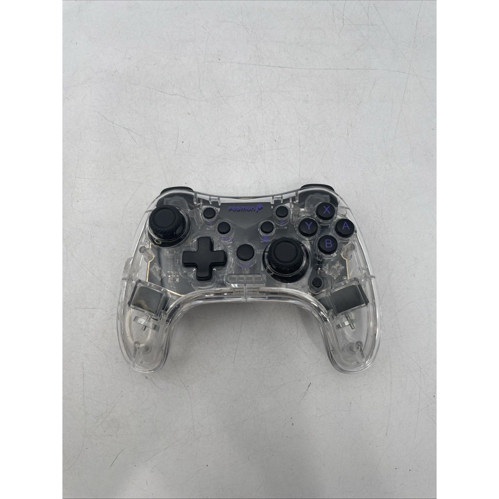 Fosmon ClearWireless Bluetooth Switch Gaming Controller with RGB Lights C10804FG